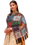 Pashmoda Women Floral Sonata Fine Soft Bamboo Fibre Stole (Size 28x80in, 71x203cm) ISST32