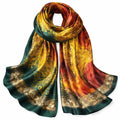 SWANKY Silk Stoles & Scarf For Women & Girl Head Neck Scarve Silk Dupatta (MULTI)