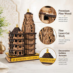 CdrArts Shri Dwarkadhish Temple Dwarka Wooden 8 INCH