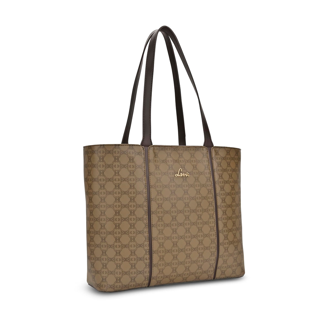 Lavie Women's Mono Neghan Monogram Print Tote Bag for Women | Tote Bag for Work | Ladies purse | Stylish Shoulder Bag | Gift for Women