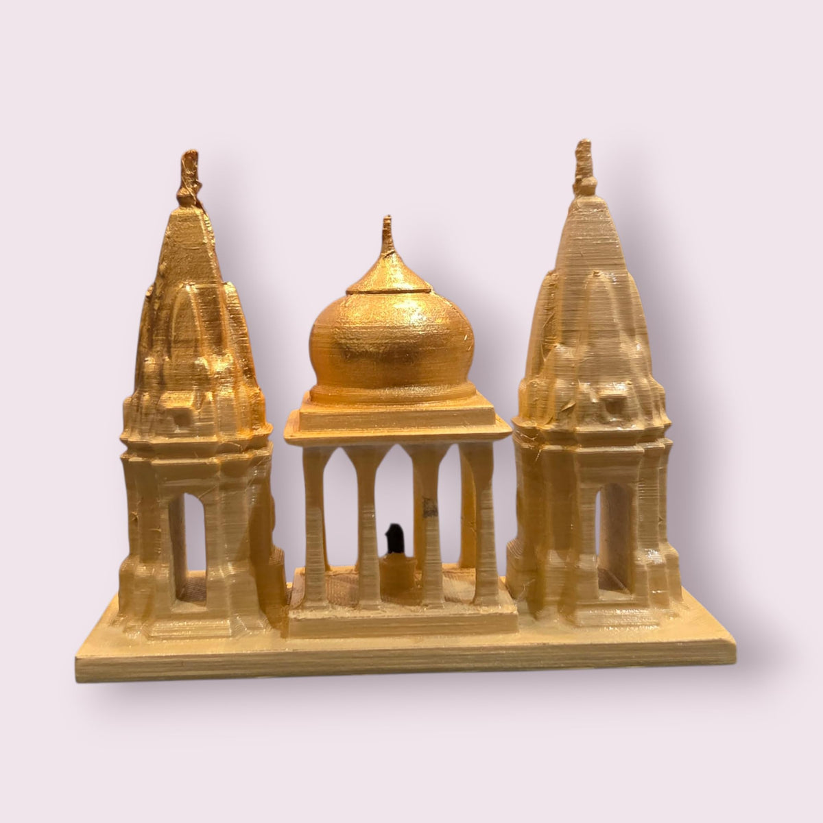 DevaDarshan Kashi Vishwanath Jyotirling Miniature Temple | Divine Shiva Idol for Home Mandir, Festive Puja & Traditional Décor
