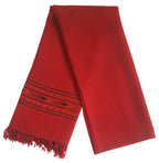 ARUNA Unisex Wool Kullu Shawl (Red)