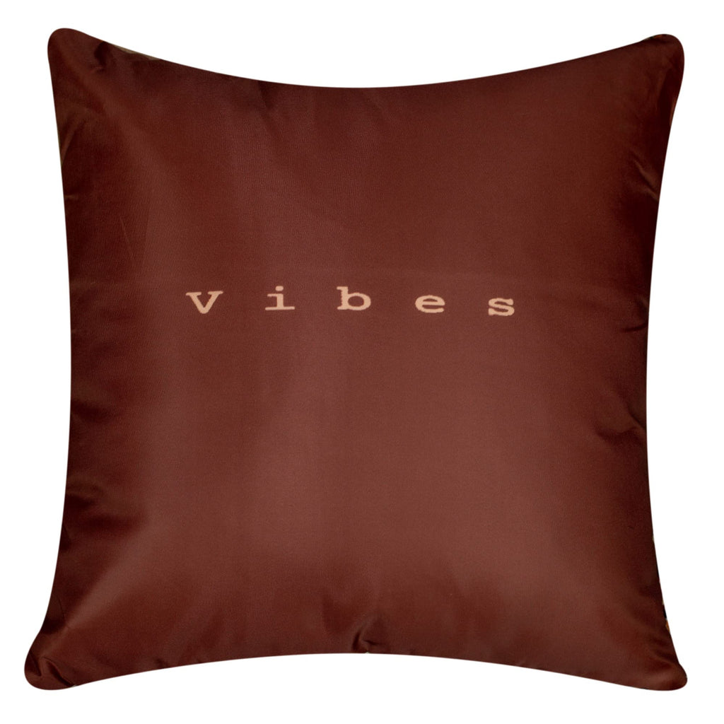 Vendola Mocha Microfiber Satin 250TC Cushion Pillow Covers, Coffee Brown, Set of 5(Mocha,12x12)