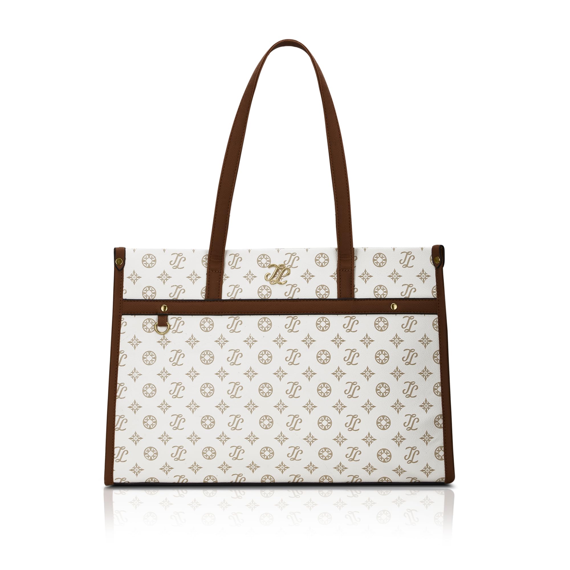 Lavie Signature Women's Kentucky Monogram Tote Laptop Bag | Tote Laptop Bag for Work | Ladies Purse | Stylish Shoulder Bag | Gift for Women