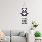 Artvibes Yoga Se Hi Hoga Printed Wooden Wall Art For Yoga Centre | Gym | Quotes Decor Item | Handcrafted Art | Wall Accent | Aesthetic Wooden Decor | Door Hanging Art Items | Ideal Gifts (WH_5718N)