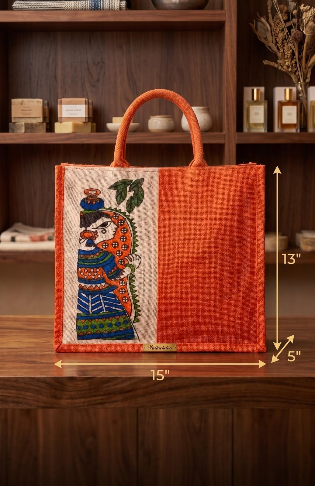 NEXUS Madhubani jute Bag