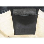 Earthbags Reusable and eco-Friendly Bag Made of Jute and Cotton Typography Printed Carrybag with Strong Cotton Padded Handles(15x19x6 Inch)