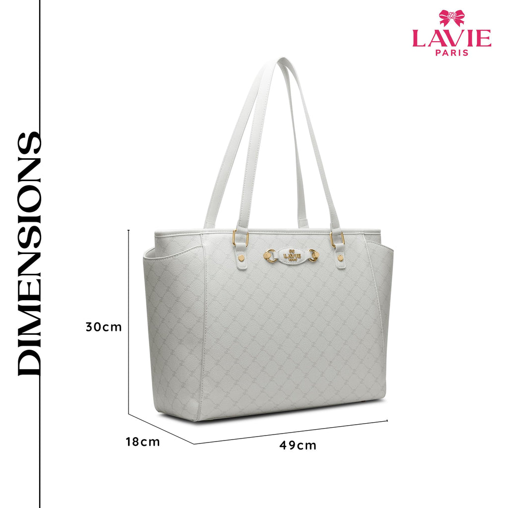 LAVIE PARIS Women's Adele 15 Inch Laptop Tote Handbag | Tote Bag for Work | Ladies Purse | Stylish Shoulder Bag | Gift for Women