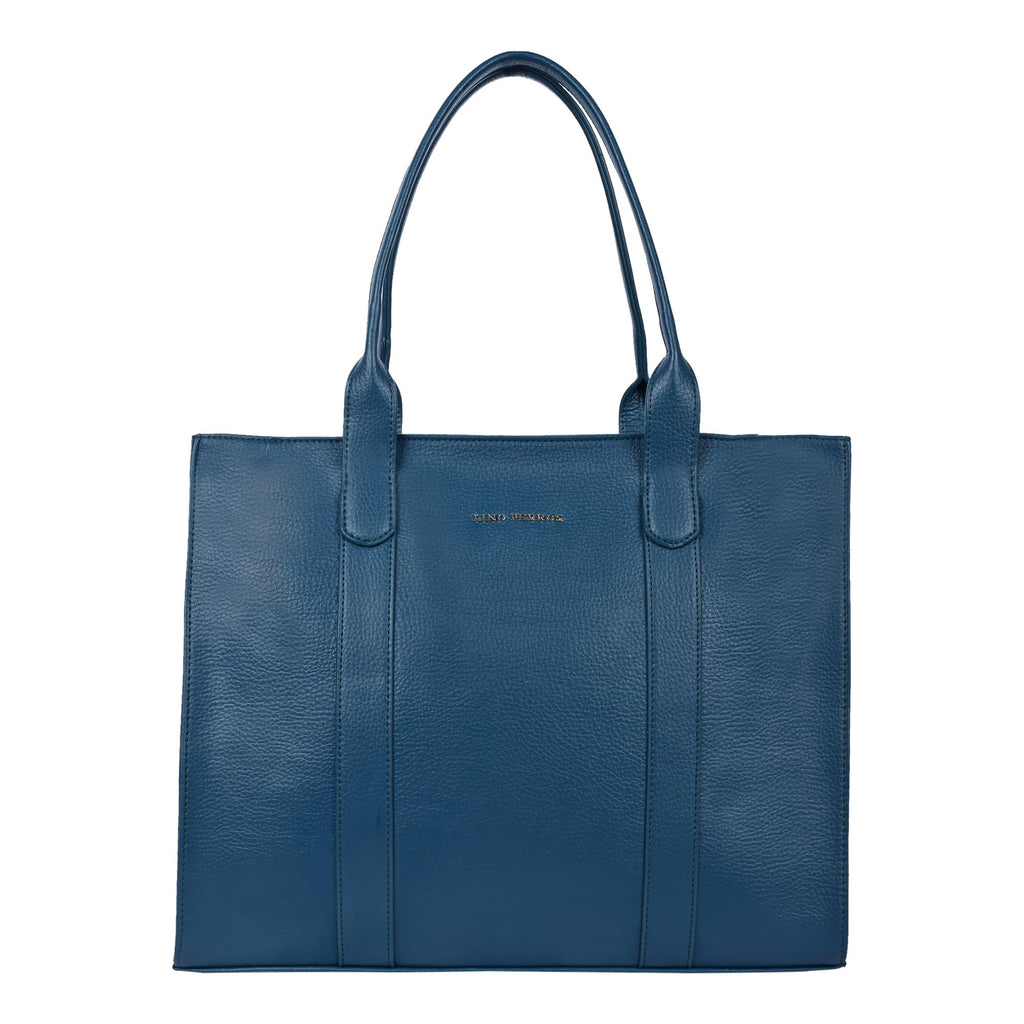 Lino Perros Womens Teal Tote Bag