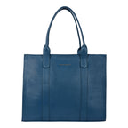 Lino Perros Womens Teal Tote Bag