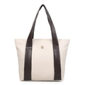 LA GLARE Women Tote Bag with Zipper, Double Compartment for Smart Storage | Handbag for Office use, travel, college, work