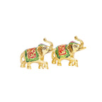 Prince Home Decor & Gifts Metal Showpiece Figurine (3 x 9 x 6.5 cm, Gold)