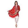 BRAVEZI Women's Wool Blend self embellished emboridered Shawls (Stole)