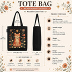 Kaigan Black Premium Tote Bag Printed Designed Canvas Tote Bags For Women, Ecofriendly Cotton Canvas Bag for Girls Tote bag For Shopping, College, Travel, Handbag For Unisex