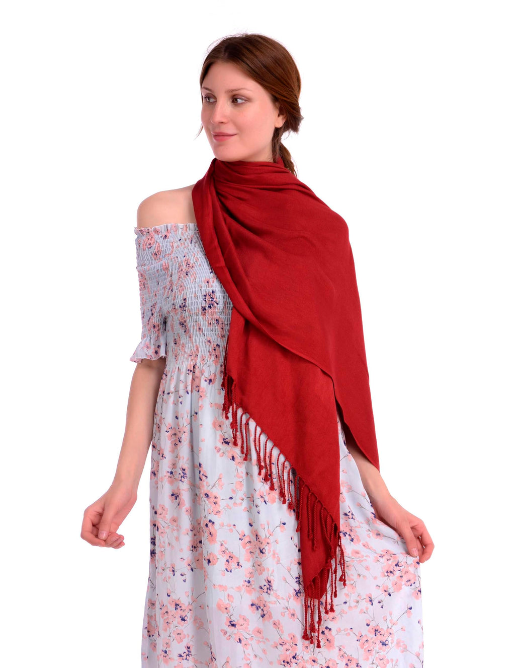 KISER Cotton Scarf for Women | Lightweight Ladies Stole for Summer | Soft Breathable Dupatta Style Scarf | 70 x 180 cm