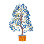 Lapis Lazuli Gemstone Crystal Tree, Bonsai Fortune Money Tree for Good Luck, Home Decor, Office Table Dcor Spiritual Gift (300 Stone) (Lapis Lazuli)