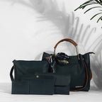 Bagsy Malone Women's Vegan Leather Stylish Tote Bag | Pack of 5 | Ladies Purse Handbag | Womens Day Gift