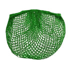 MSK Looms Eco Friendly Light Weight Cotton Net String Bag with Short Handle, Reusable Produce Bag for Fruits and Vegetable - Light Green