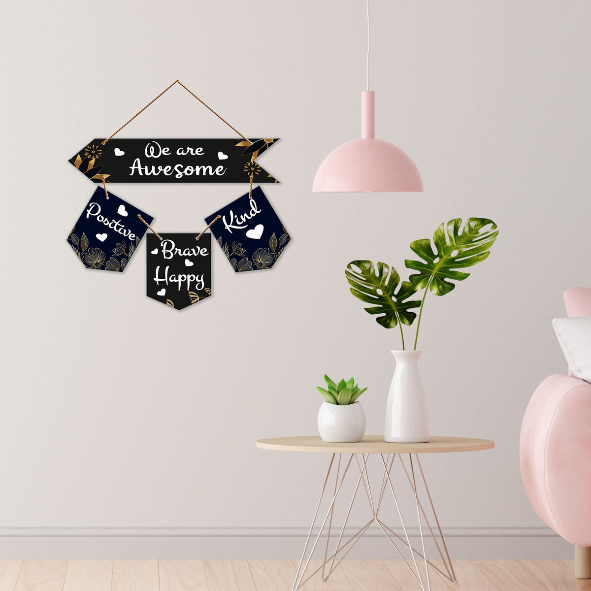 Artvibes Wall Hanging Home Decorative Wall Art for Living room | Bedroom | Gifts | Wall Hanger for Decoration | Modern Decor | Artwork | Wall Sculpture | Signs & PlaquesArt Print (WH_6421NR)