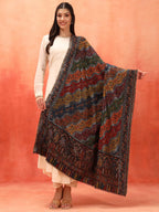 Pashmoda Women Libaas Zari Kaani Fine Wool Shawl (Size: 40x80in, 101x203cm) RSS44