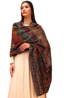 Pashmoda Women Libaas Zari Kaani Fine Wool Shawl (Size: 40x80in, 101x203cm) RSS44