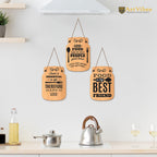 Artvibes Kitchen Quotes Wall Hanger for Home Decor | Gifts | Wall Art for Living Room | Wooden Hanging Items | Kitchen Wood Design | Decorative Artworks (WH_8901N)