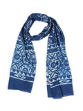 Gutthi Women's Printed Cotton Stoles | Scarf Lightweight & Comfortable for All Seasons, Size (100X180 CM) (Blue)