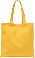 BSD Organics 100% Cotton Reusable Shopping Bag - Yellow, Large Size