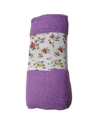 Iba & Isba Women's Plain Crinkled Scarves, Stoles, Hijab (76 x 36 inch) (Iris Purple)