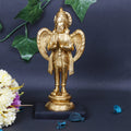 ARTVARKO Brass Garuda Idol Statue Vishnu's Vehicle Eagle Bird Murti for Home Decor Vaastu Feng Shui Vastu Lucky Charm Marriage Gift Height 8 Inch