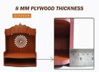 DIVOKAH® Beautiful MDF Wooden Temple/Home Temple/Pooja Mandir (8 MM Plywood Thickness) (WDN OMF)