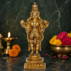 ARTVARKO Brass Dhanavantari Idol The Physician of Gods Dhanvantri Dhanwantri Statue for Home Décor Office Décor 6 Inches