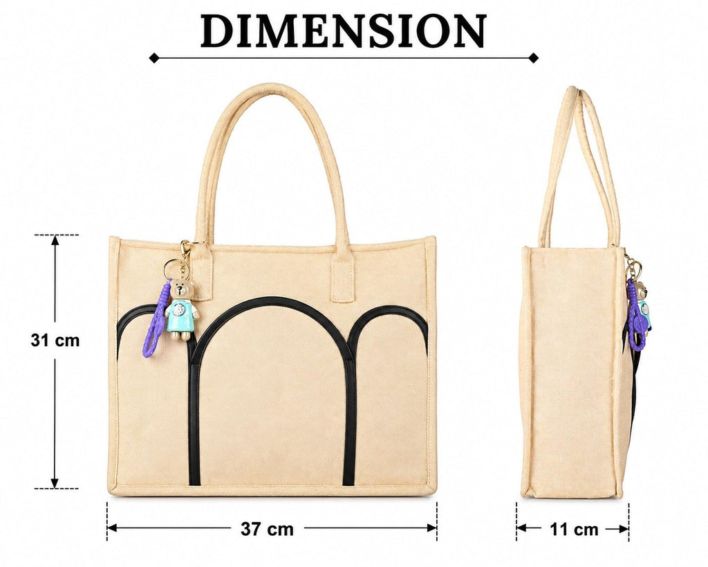 ENSAC Tote Bags For Womens Big Purses And Handbags Ladies Big Shoulder Bag Premium Large Capacity Tote Bag for Girls Elegant Casual Office & College Bag Spacious Handbag With Inner Pockets