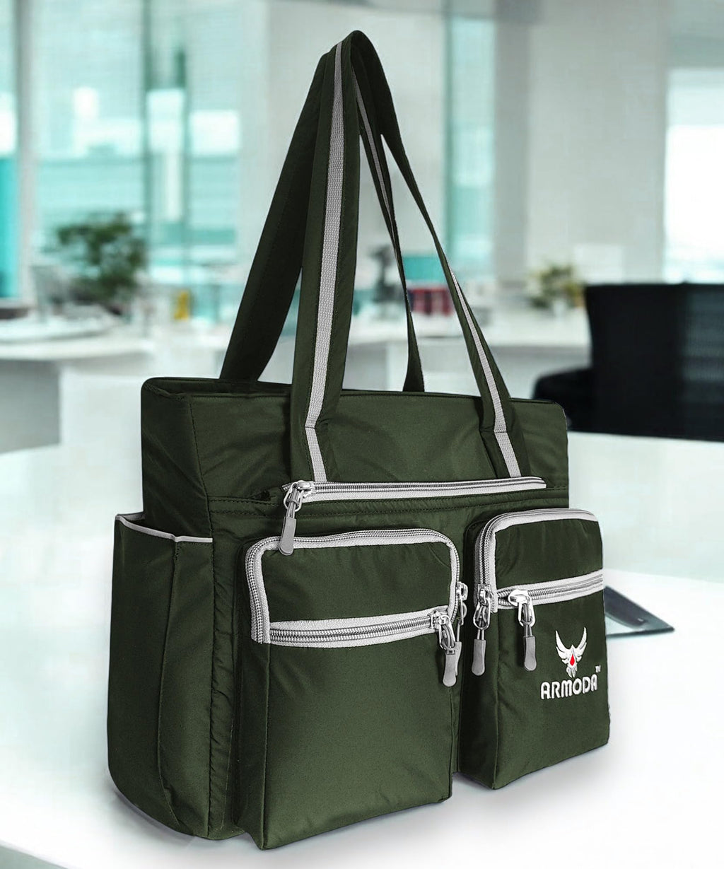 ARMODA Multipurpose Women Shoulder and Tote Bag (Green)