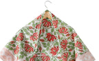 Ravaiyaa - Attitude is everything Sanganer Hand Block Printed Scarves Pure Cotton Scarf Square Hijab Dupatta 40 X 40 Inch (Red Green Lotus Floral) For Female