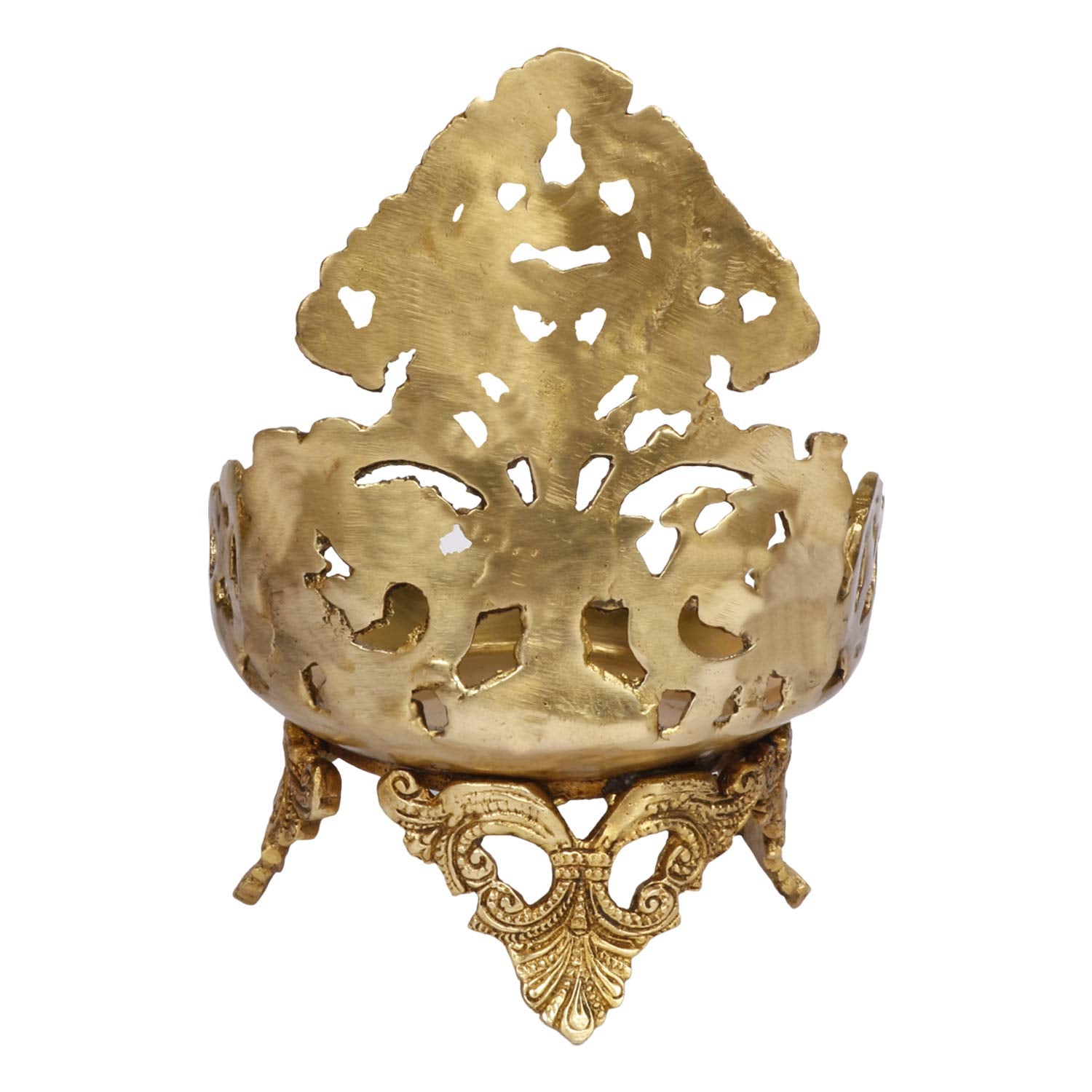 Artvarko Brass Traditional Urli Bowl Showpiece for Floating Flowers and Candles Home and Office Decoration Diwali Decoration Items/Diwali Gift