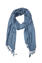 URBAN LADIIIZ Solid Sequin Stole with Tassels for Women & Men – Soft Lightweight Rayon Fabric | Available in 10+ Colours (GREY)