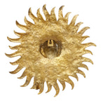 Artvarko Brass Sun Om Ganesha Bell Wall/Door Hanging for Home Decor Entrance Ganpati Gift Murti Statue Success Office Decoration Diwali Chaturthi Pooja