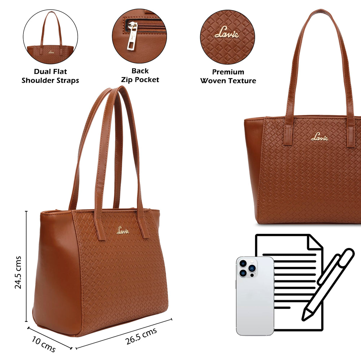 Lavie Women's Bottega Betty Tote Bag | Ladies Purse Handbag