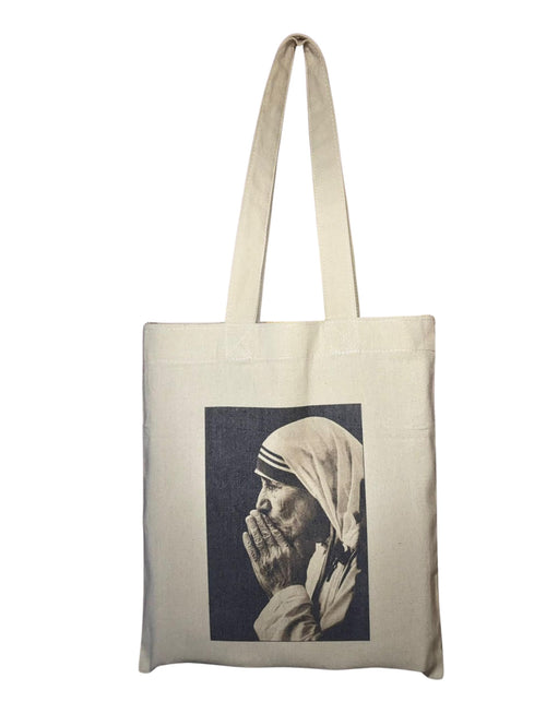100% Cotton Canvas Tote Bag, Inspirational Quote Print Design, Double Handle, Natural look (XL)