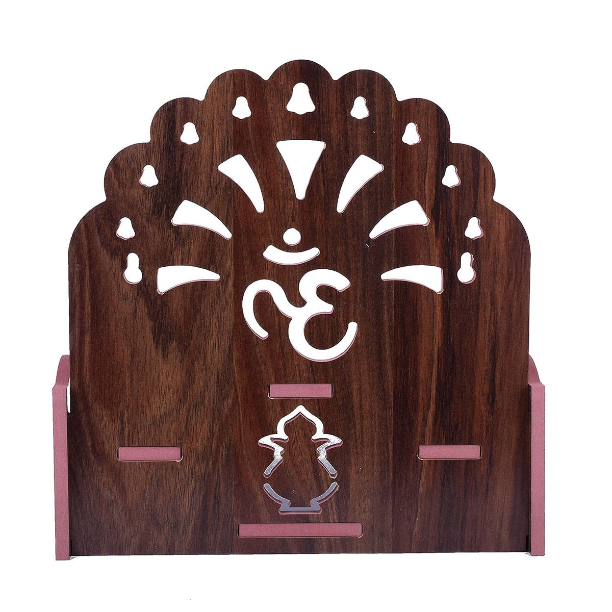 Floriya Premium Wooden Temple for Home, Office, Decor_4