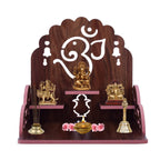VJ SONS Beautiful MDF Wooden Temple Home Temple Pooja Mandir Wall Hanging and Table Top Home Mandir Temple Home Decor Beautiful Wooden Temple (White6 6)