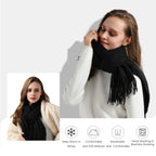 Clothirily Womens Winter Scarf, Fashion Cashmere Feel Plaid Scarfs for Women, Pashmina Shawls and Wraps, Long Blanket Scarf