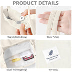 PALAY Tote Bags for Women, Corduroy with Inner Pocket for Work Travel