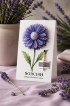 SORCISH Handmade Flower Candle Greeting Card – Luxury Floral Candle Card with Match Holder | Unique Gift for Birthday, Anniversary, Wedding Return Gifts & Special Occasions