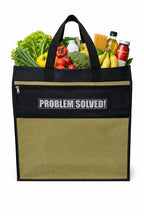 Canvas Shopping Bag Big Heavy Duty Large Eco Cotton Cloth Grocery Shopping Bag for Men Ladies Vegetable Milk Fruits with Hand Carry Handle Lunch Box Jhola Tote Bags Large Size 52x43x23