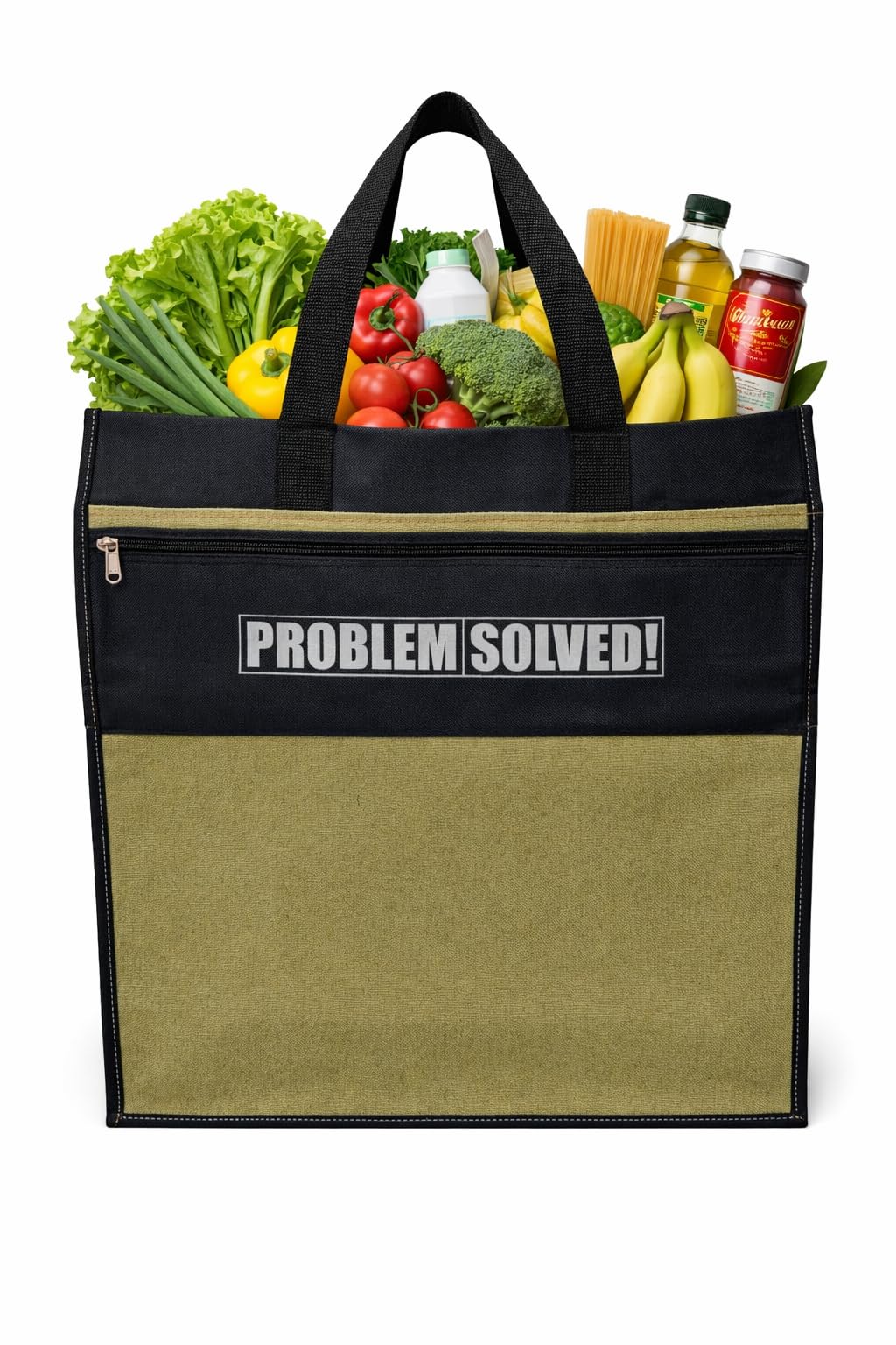 Canvas Shopping Bag Big Heavy Duty Large Eco Cotton Cloth Grocery Shopping Bag for Men Ladies Vegetable Milk Fruits with Hand Carry Handle Lunch Box Jhola Tote Bags Large Size 52x43x23