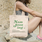 THE UMBRELLA STORE Tote bag, Cotton tote bag with pocket inside (Namjooning)