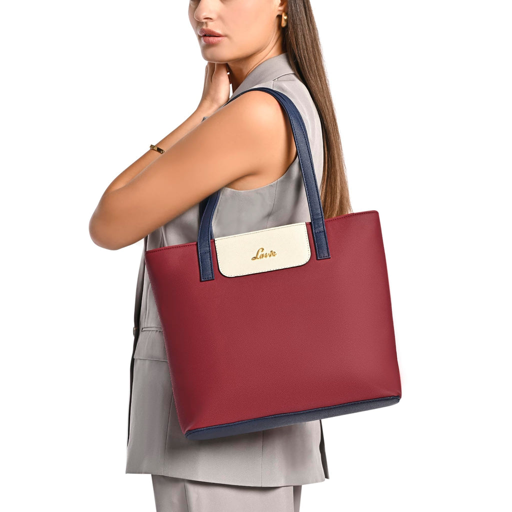 Lavie Women's Colourblock Jossie Tote Bag | Tote Bag for Work | Ladies Purse | Stylish Shoulder Bag | Gift for Women