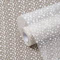 Star Weaves (50 cm x 5 Meter) Anti Slip Drawer Mats for Kitchen Shelf Liners for Kitchen Shelves, Sheet for Fridge, Kitchens, Cabinet, Cupboard, Drawers, Wardrobe (White Dots) Kafalo